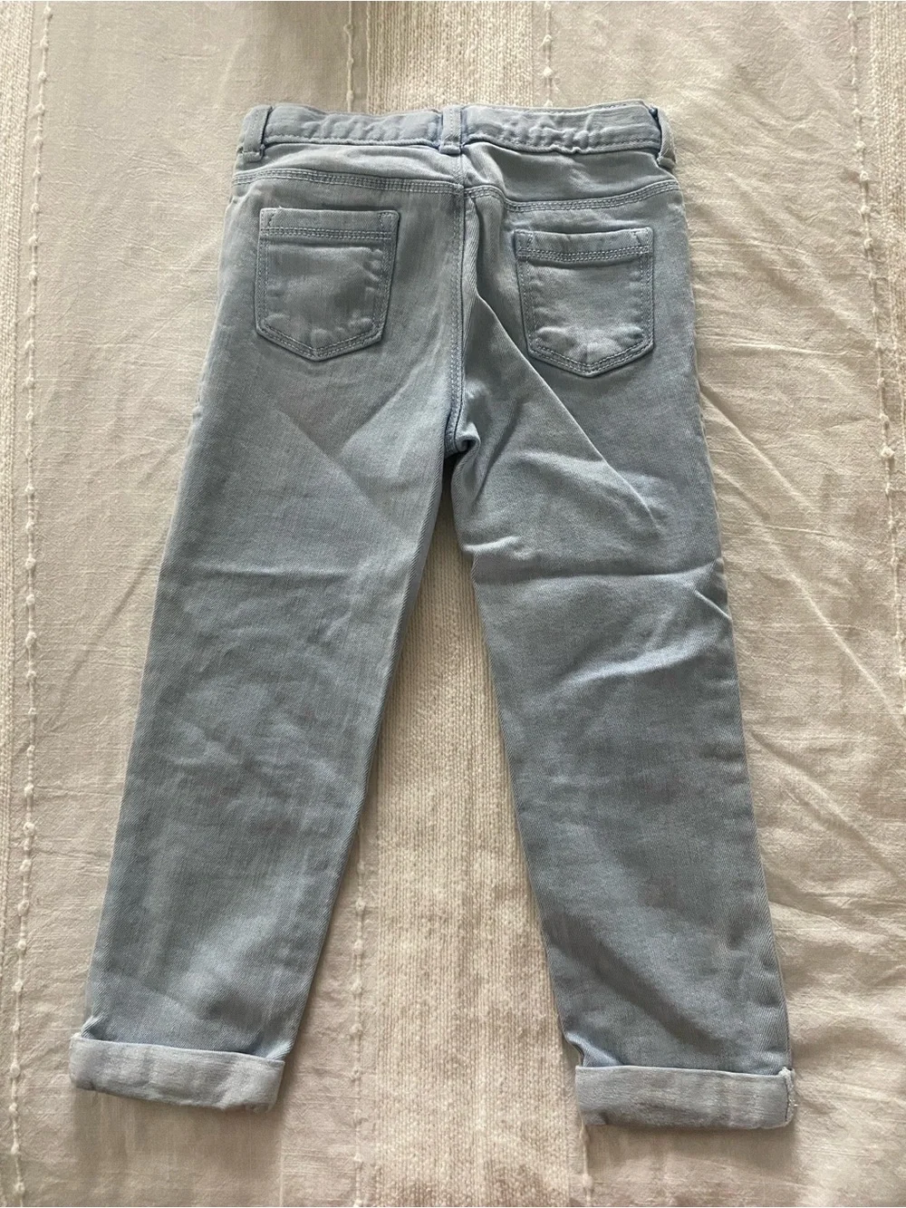 Old Navy Light Blue Kids 4T Boyfriend loose fit Distressed Jeans